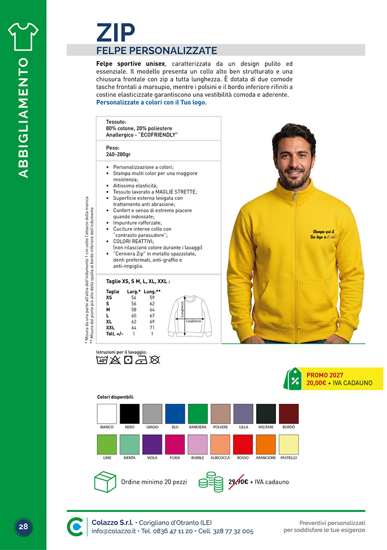 Catalogo di Prodotti Promozionali per Aziende di Colazzo Srl