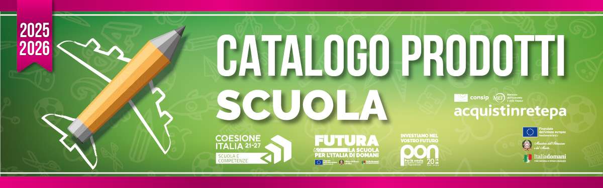 Catalogo Prodotti per promuovere progetti PON o PNRR nelle Scuole